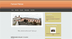 Desktop Screenshot of farnostplanice.cz