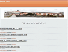 Tablet Screenshot of farnostplanice.cz